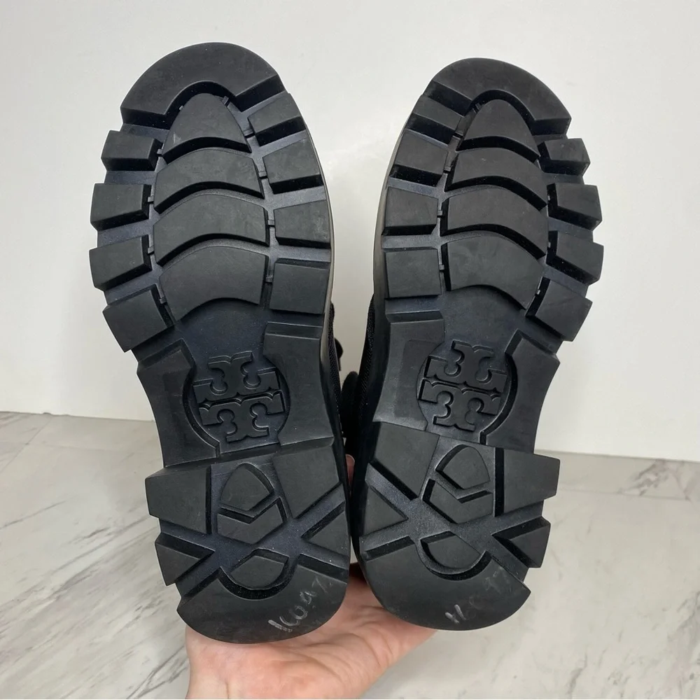 Tory Burch Camp Black Sneaker Boot 7M